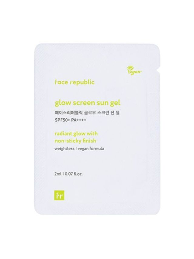 Face Republic Glow Screen Sun Gel SPF50 (2ml) edamama